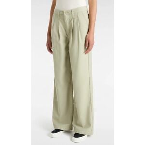 Vans Alder Relaxed Wide Leg Pleated Pants Tan Size 24